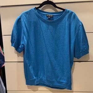 J. Crew Vibrant Blue Casual Tee